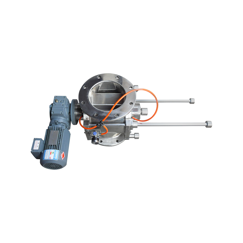 Vanne rotative à nettoyage rapide extractible à tige coulissante